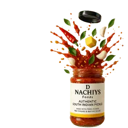 A jar with splashed pickle