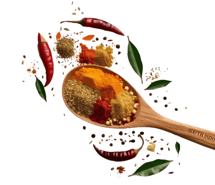 A spoonful of grounded spices