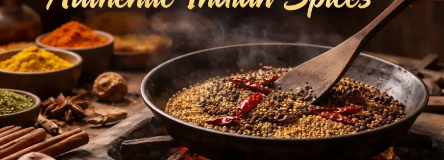 Sauting Authentic Indian Spices