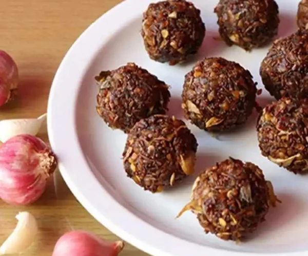 A plate full of DNachiys Onion Vadagam balls A plate full of DNachiys Onion Vadagam balls